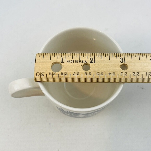 Churchill Blue Willow Large Flat Cup Saucer Set England Georgian Shape - Picture 10 of 11